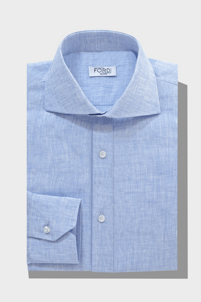 100% Linen Custom Shirt - Sorrento Linen Collection - Fordi