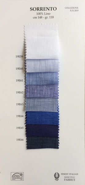 100% Linen Custom Shirt - Sorrento Linen Collection - Fordi